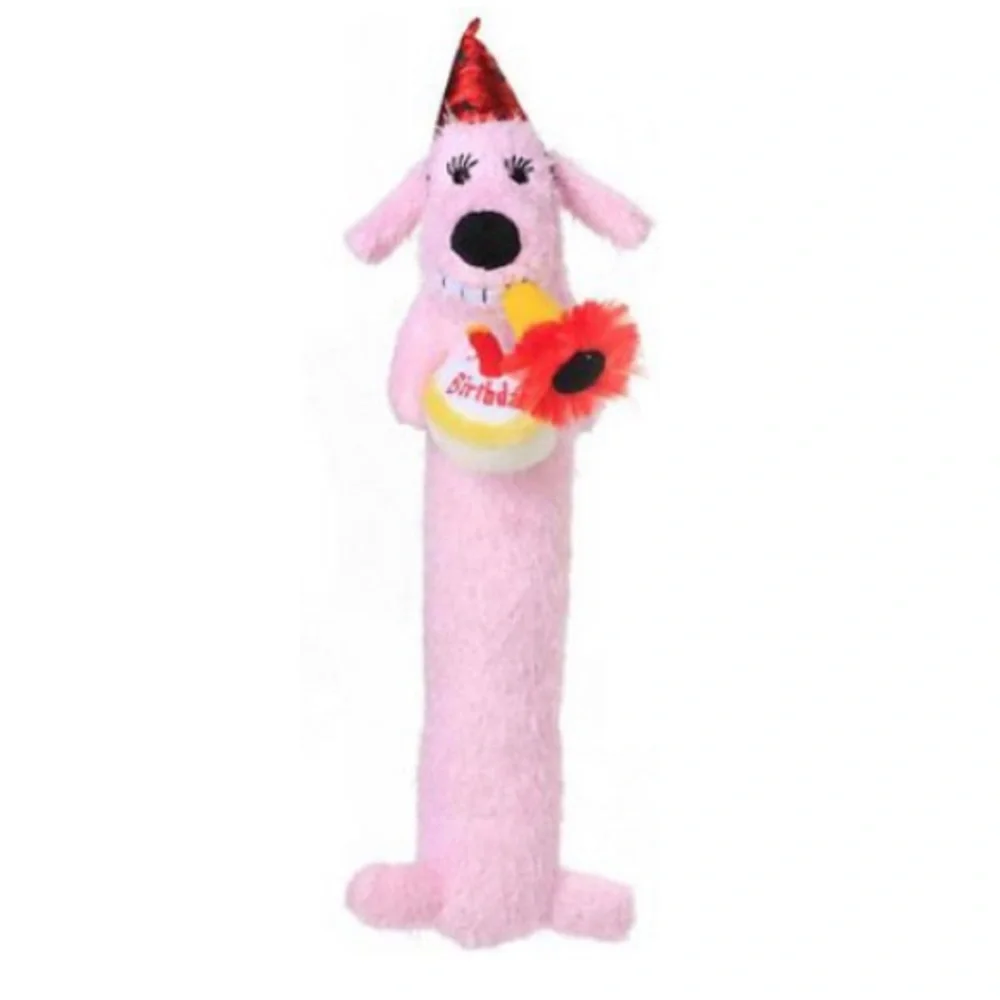 Dog‎ Toy Birthday Loofa Blue Multipet 12 in